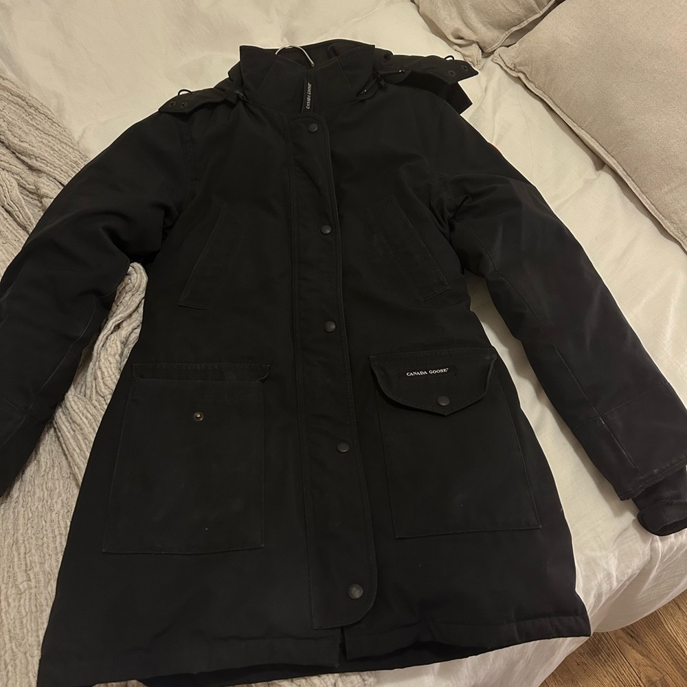 Canada Goose Black Parka Coat